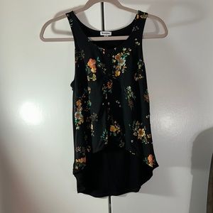 Love Fire flowy Hi Lo top